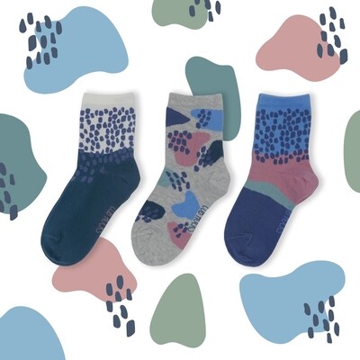 Cub Rocks Abstract Ankle Socks