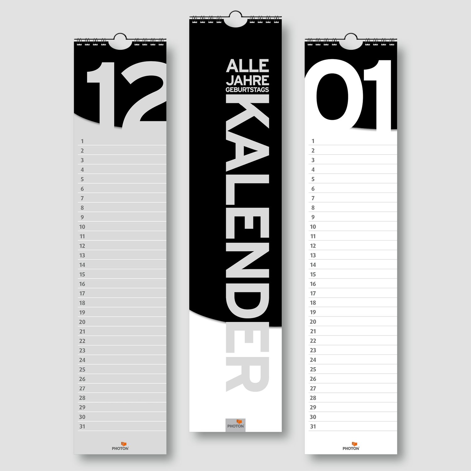 GEBURTSTAGSKALENDER "ALLE JAHRE"