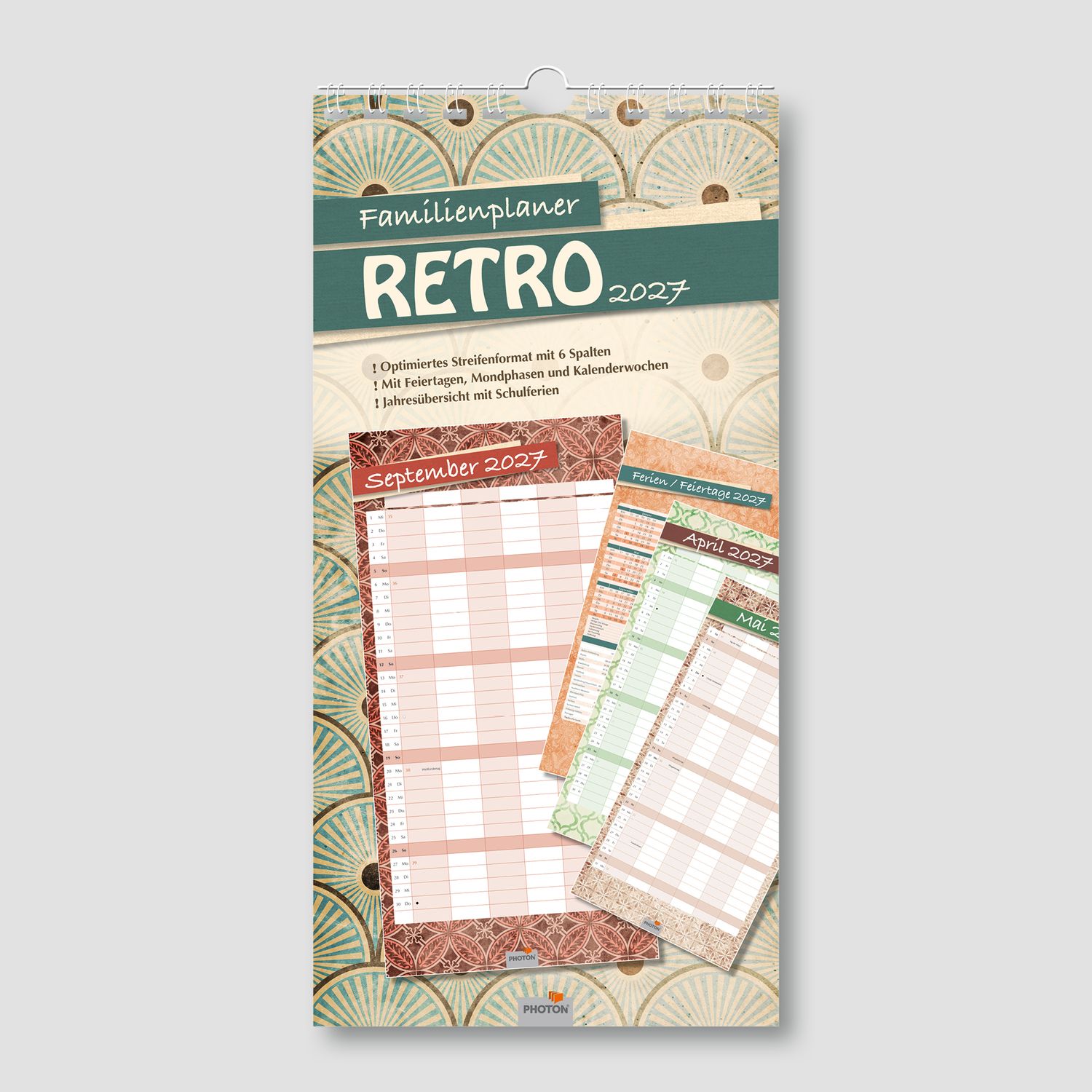FAMILIENPLANER FAMILIENPLANER "RETRO" 2027
