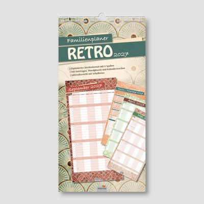 FAMILIENPLANER FAMILIENPLANER "RETRO" 2027