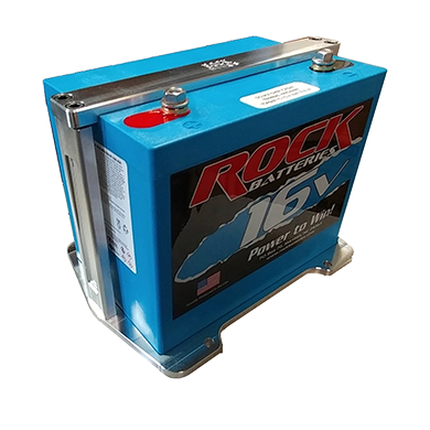 Aluminum Billet Mount for Rock Battery 16V 2-Post & 3-Post