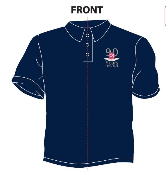 Pre-order: 90th Anniversary Polo Shirt - NAVY