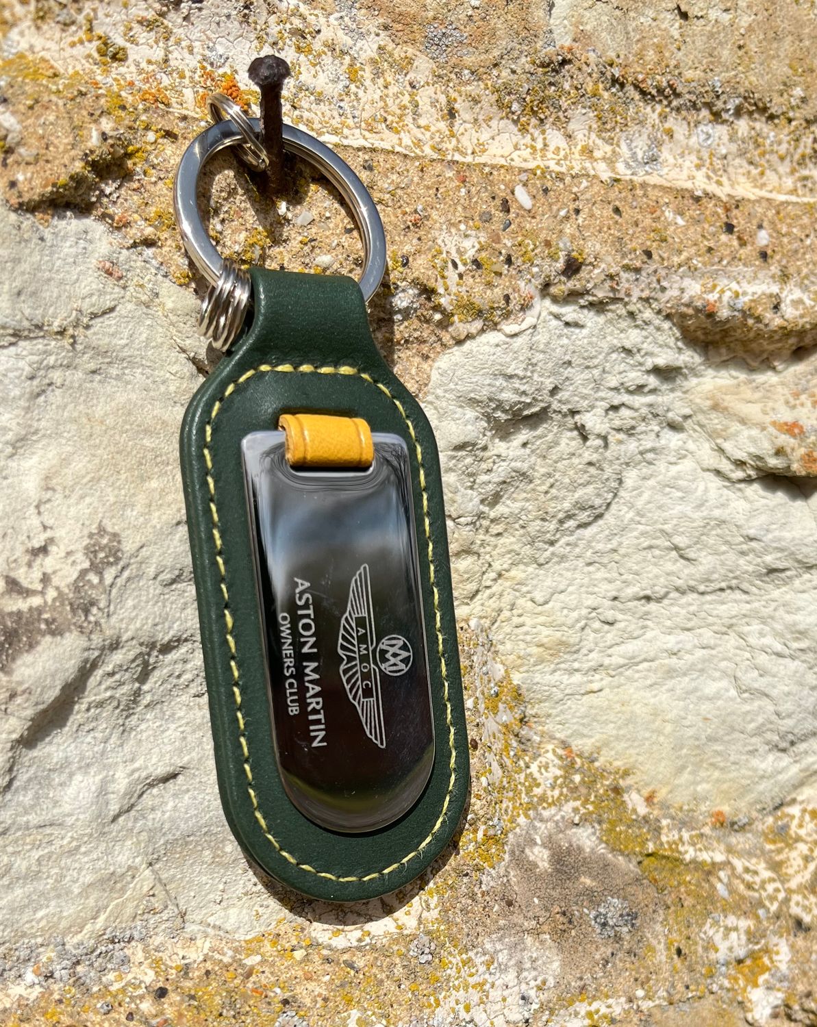 Leather AMOC Key Tag (made in Britain)