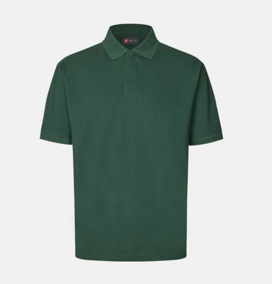 Pre-order: Men's Green Polo - Press Studs
