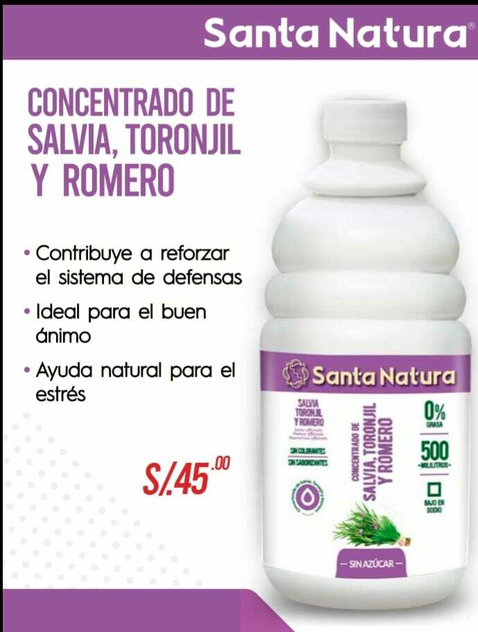 Concentrado de Salvia, Toronjil y Romero