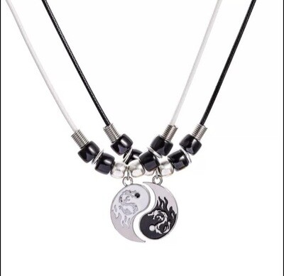 Pendentif pour couple YING et YANG