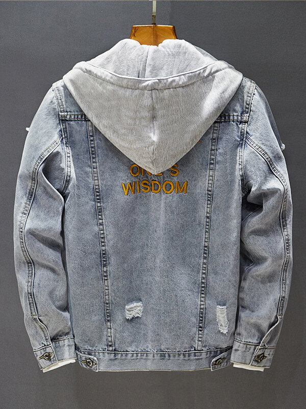 pullover denim jacket