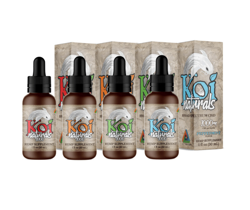 Koi Naturals Hemp Extract CBD Oil Tincture (30 mL) 1000mg