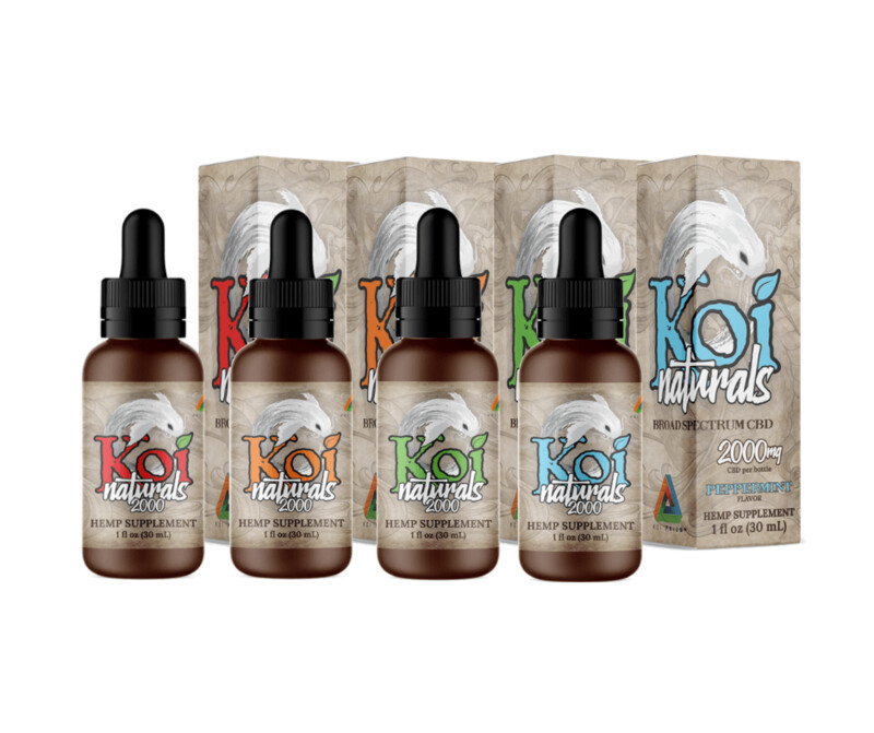 Koi Naturals Hemp Extract CBD Oil Tincture (30 mL) 2000mg