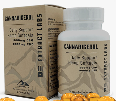 Extract Labs CANNABIGROL 1000MG CBG/ 1000MG CBD