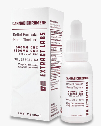 Exttract Labs Relief Formula CBC/CBD Tincture
