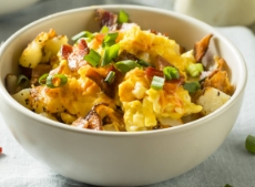 High Protein Breakfast Hash bowl