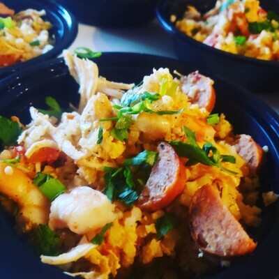 Kravee JAMBALAYA (Chkn Sausage/Shrimp)