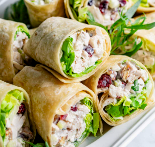 Chicken Caesar Salad Wrap