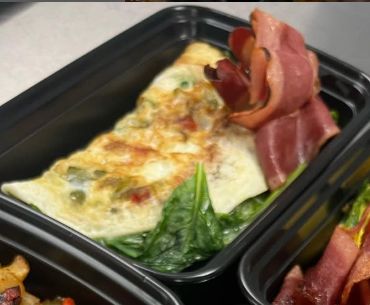 Veggie Omelet w/Turkey Bacon