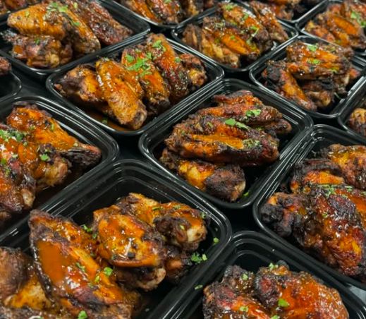 Low Sugar Jerk Wings &  Roasted Broccoli