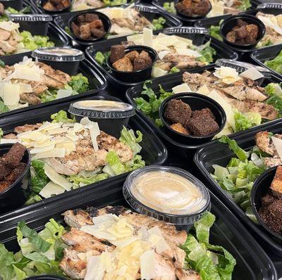 Baked Chicken Caesar Salad
