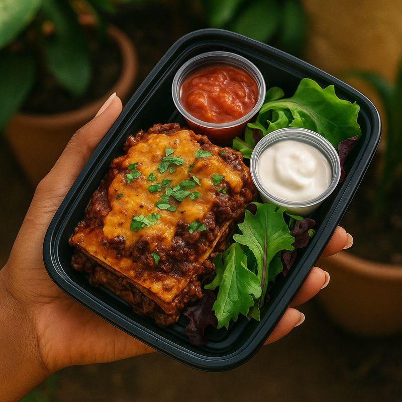 Low Carb Ground Turkey Enchilada Bake