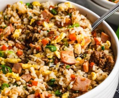 Breakfast fried rice