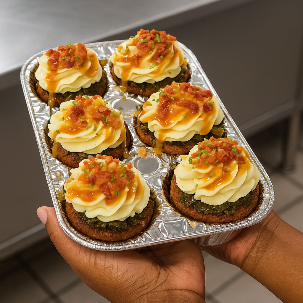 Southern Comfort Cornbread Cupcakes (HALF Dozen)