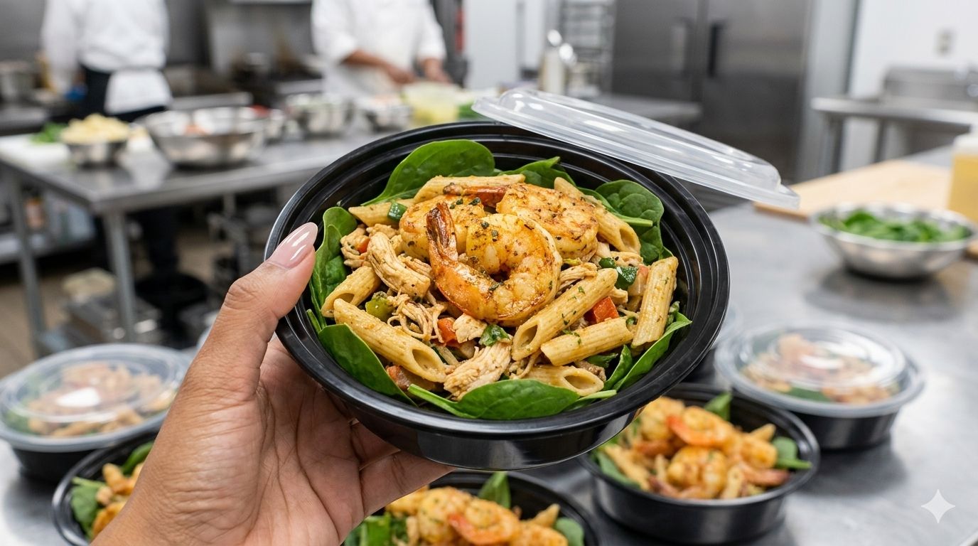 Shrimp & Chicken Andouille Cajun Pasta