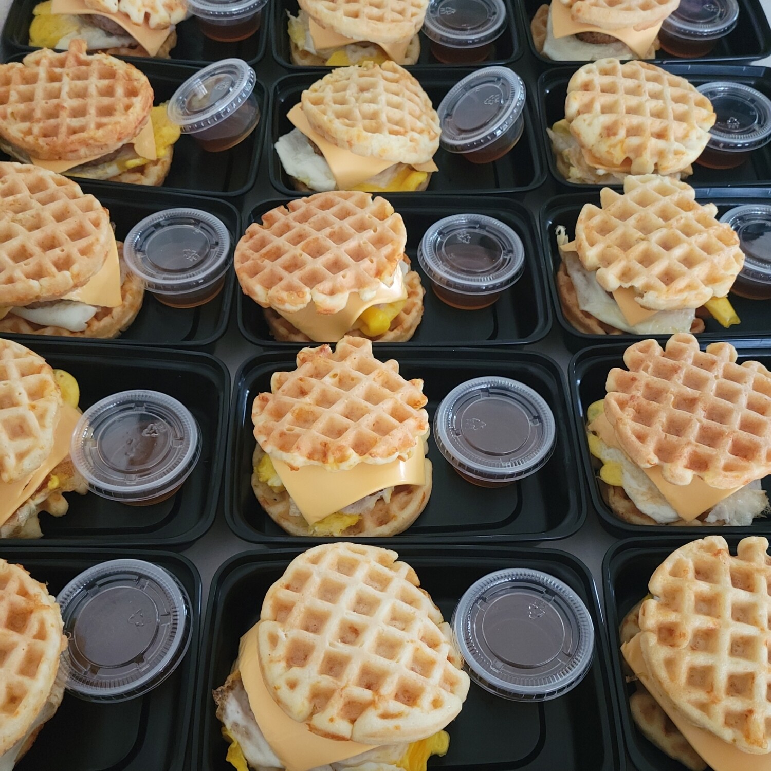 Breakfast Waffle Sandwich