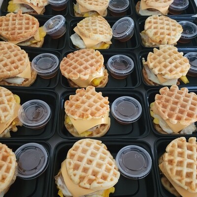 Breakfast Waffle Sandwich