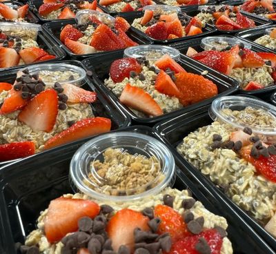 Chocolate Covered Strawberry Overnight Oats