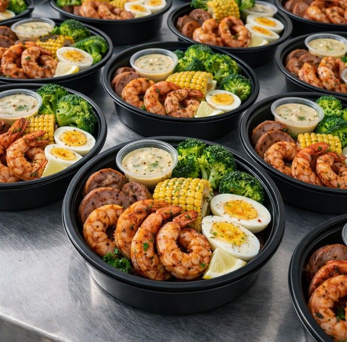 High Protein Seafood Boil (Low Carb)