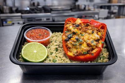 Mexi Stuffed Pepper (Chopped Chicken)