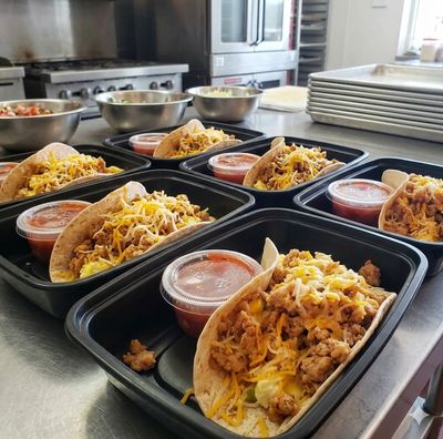 Beef Chorizo Breakfast Taco