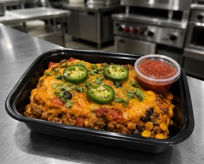 Low Carb Ground Turkey Taco Casserole