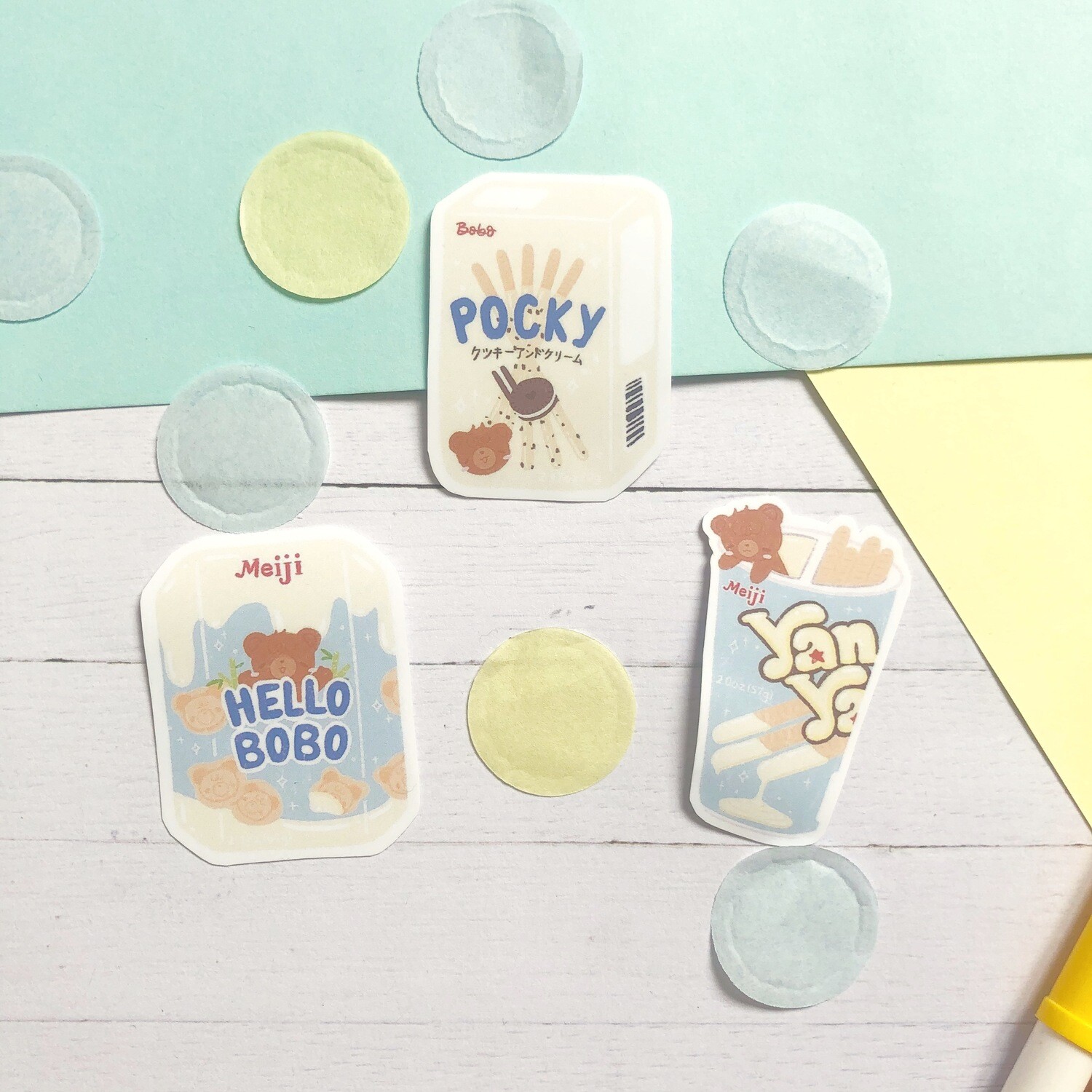 Glossy stickers | weatherproof