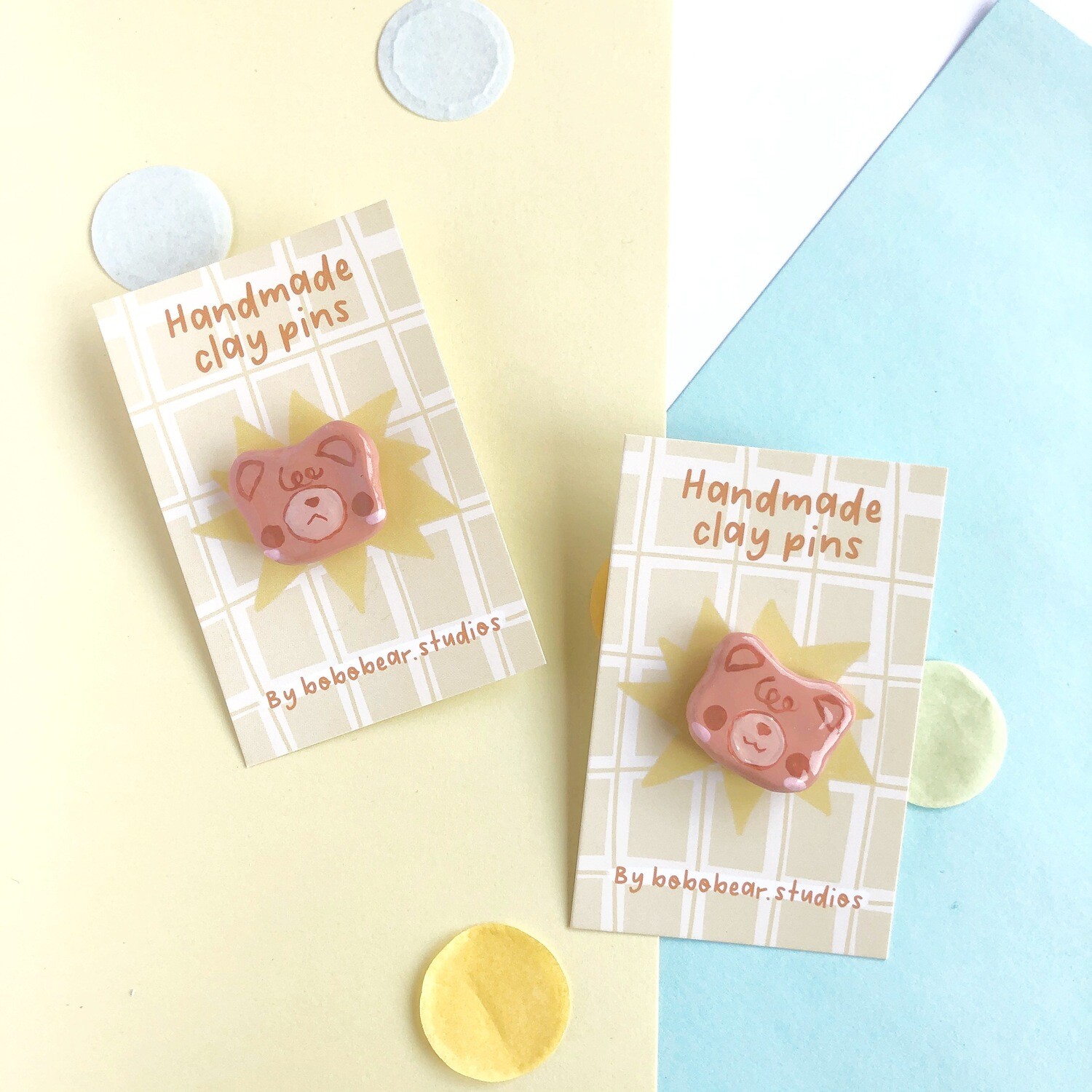Clay pins
