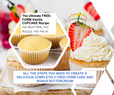 The Ultimate FREE-FORM Vanilla CUPCAKE Recipe