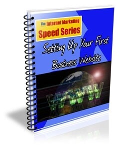 THE INTERNET MARKETING SPEED GUIDE: Setting Up Your First Business Website. 