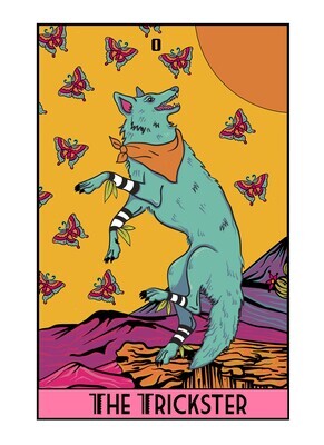 The Trickster Tarot Card Print