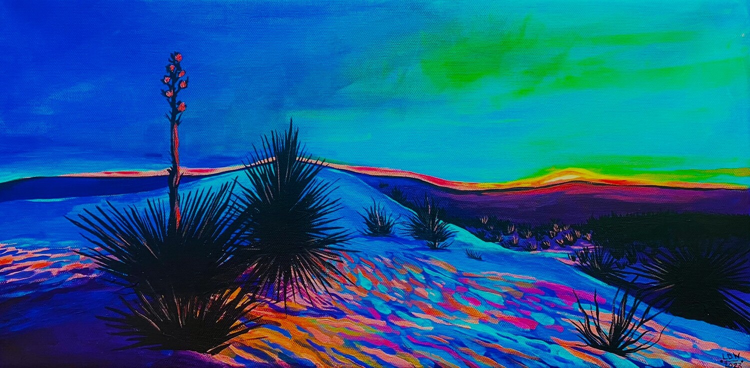 &quot;White Sands at Twilight&quot; Giclée Print