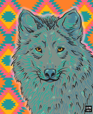 "Mexican Gray Wolf" Giclée Print