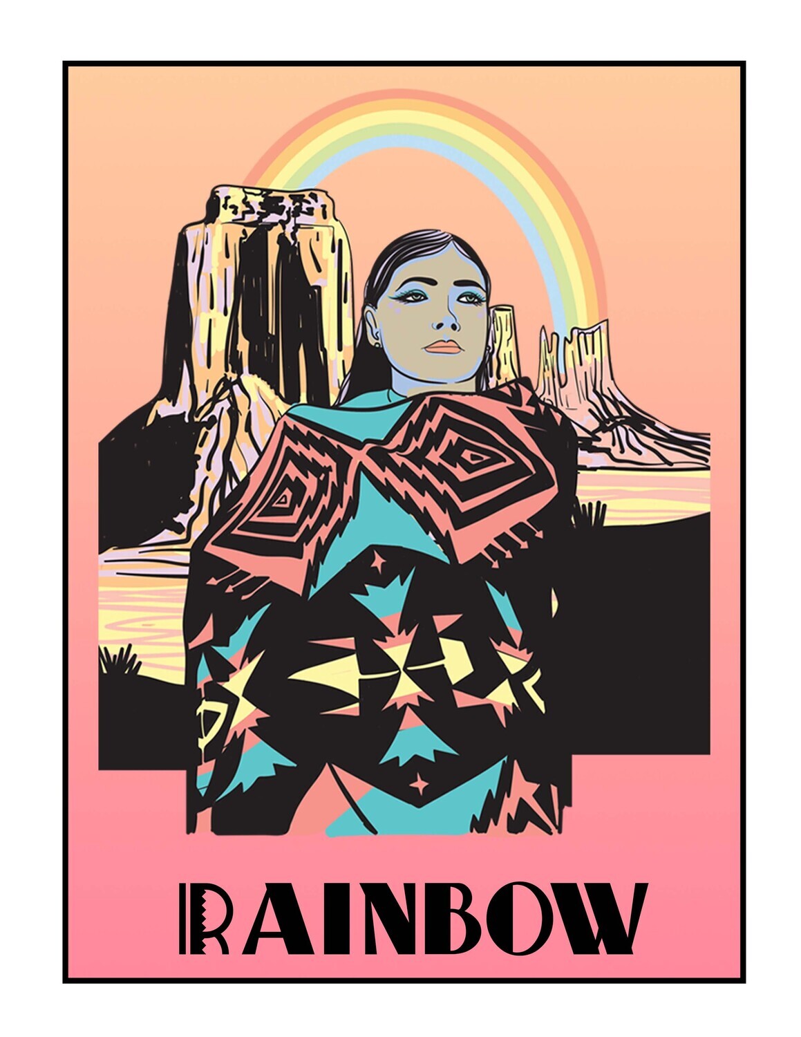 "Rainbow" Digital Print