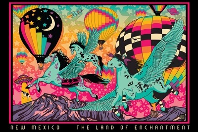 New Mexico The Land of Enchantment" Giclée Print