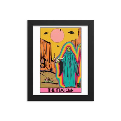 &quot;The Magician Tarot&#39; Framed Poster