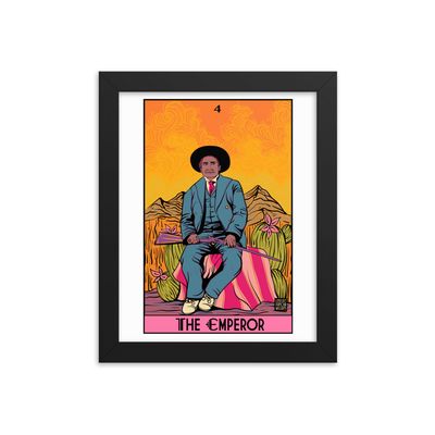 &quot;The Emperor Tarot&quot; Framed Poster