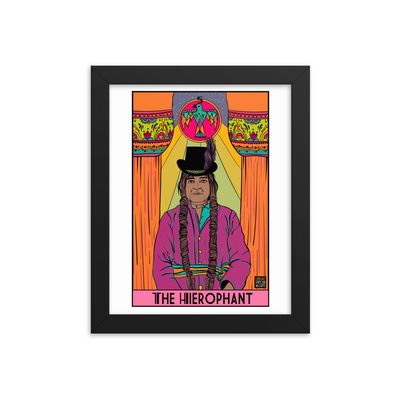 &quot;The Hierophant Tarot&quot; Framed Poster