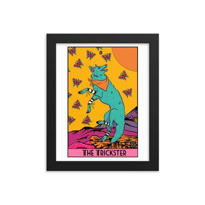 &quot;The Trickster Tarot&quot; Framed Poster