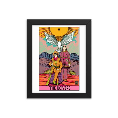&quot;The Lovers Tarot&quot; Framed Poster