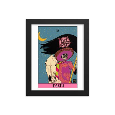 &quot;Death Tarot&quot; Framed Poster