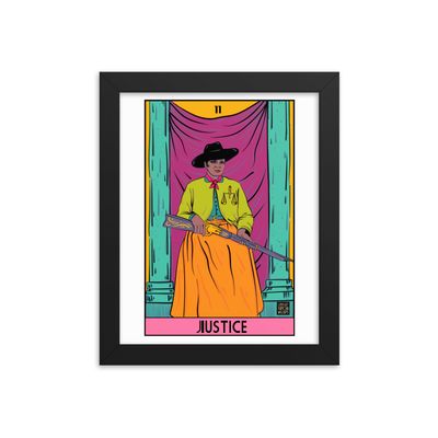 &quot;Justice Tarot&quot; Framed poster
