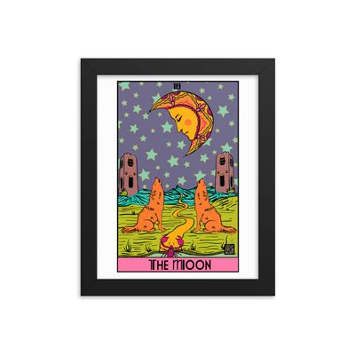 &quot;The Moon Tarot&quot; Framed Poster