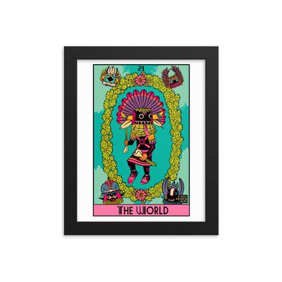 &quot;The World Tarot&quot; Framed Poster